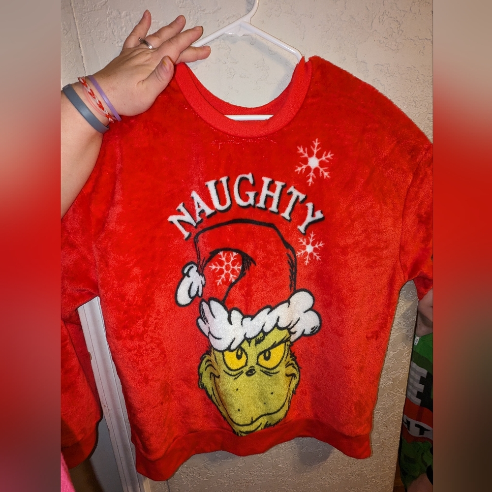Naughty Grinch shirt